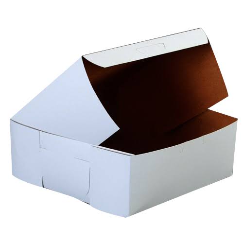 White Paperboard Bakery Boxes 7 x 7 x 3 250-carton X56140
