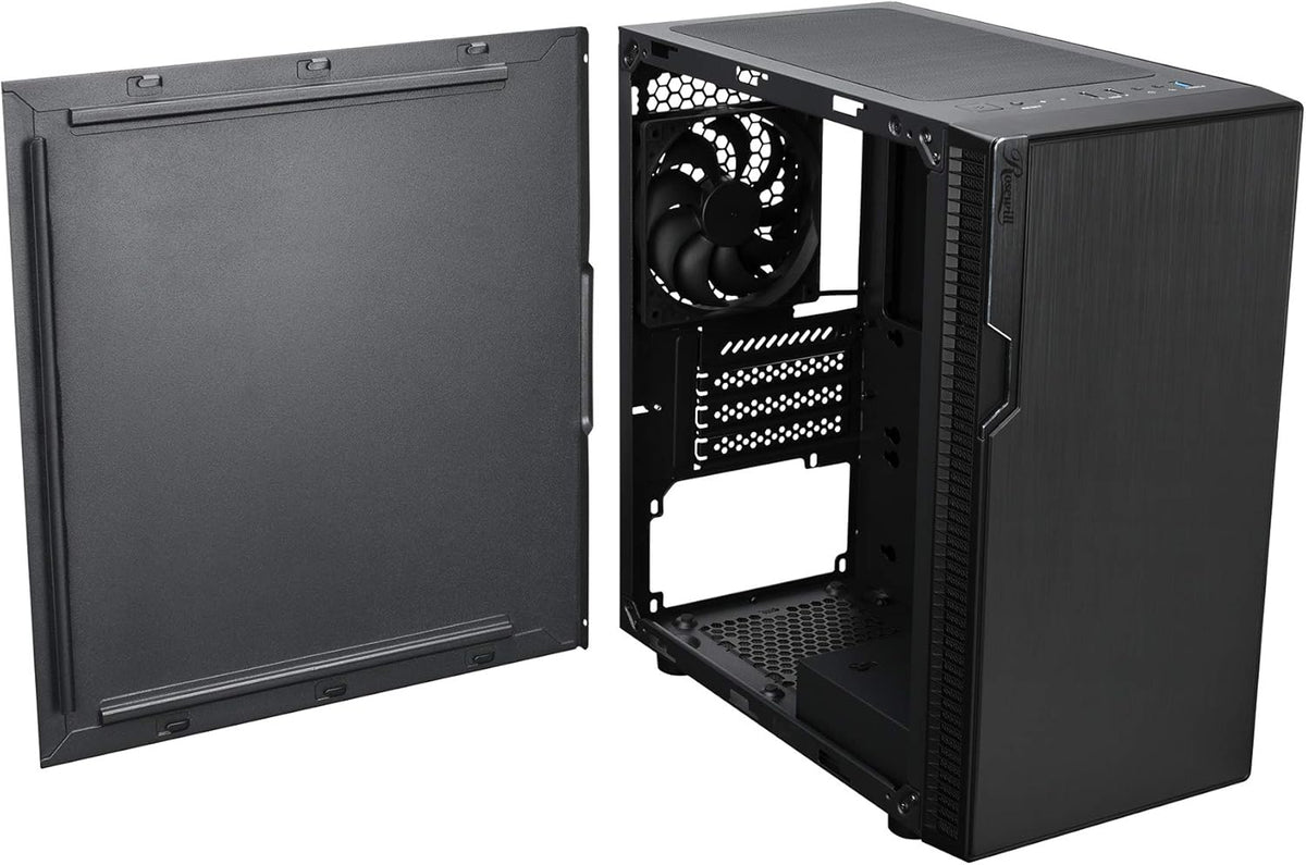 Micro ATX Mini Tower PC Case with 1 Pre-Installed Fan O1724