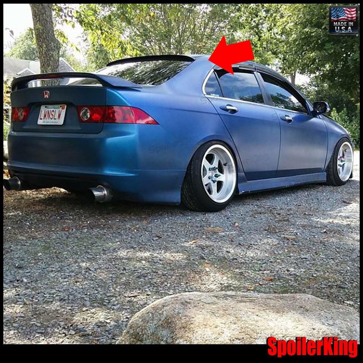 Roof Spoiler compatible with Acura TSX CL9 2004-2008 W276544