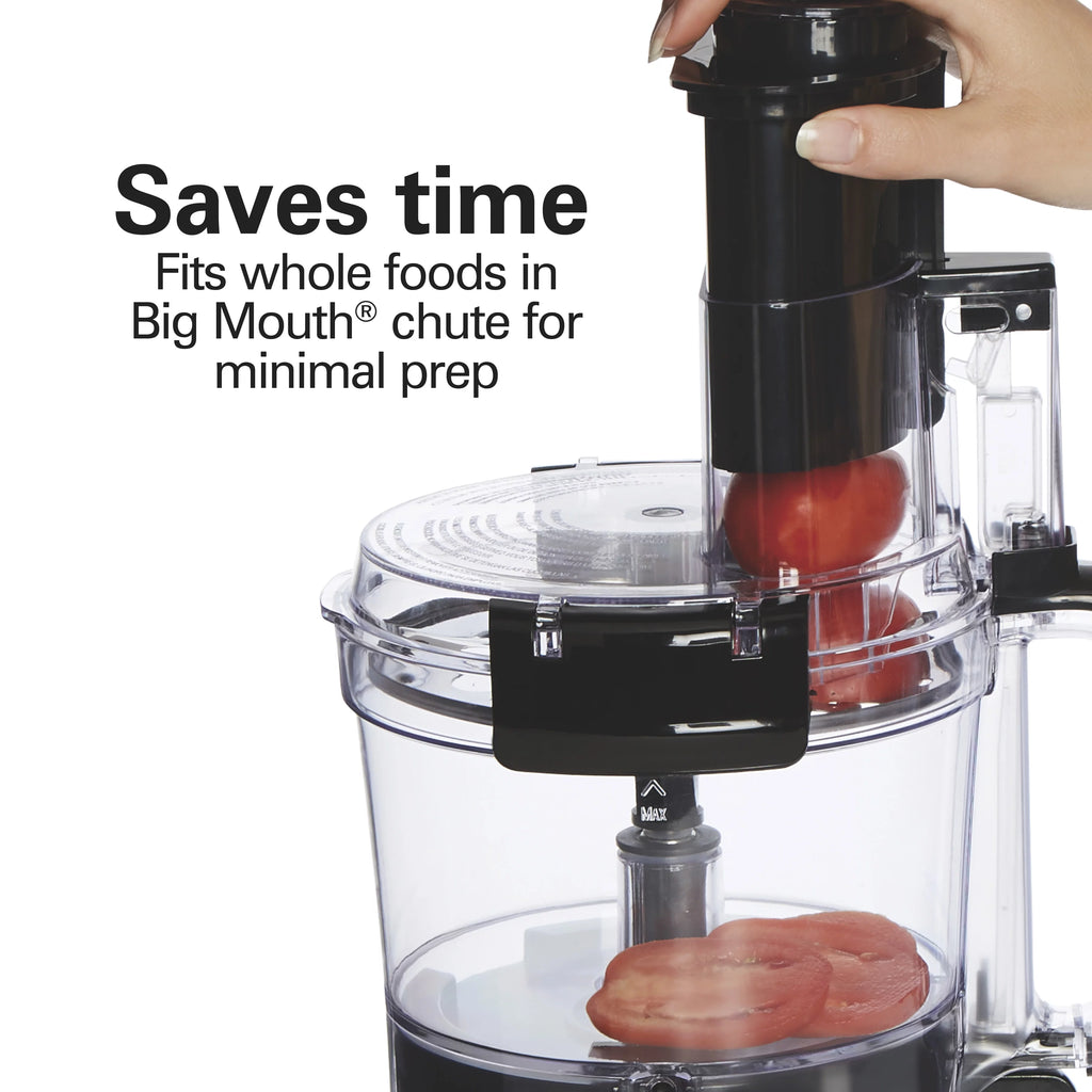 10 Cup Black and Stainless Food Processor V1008
