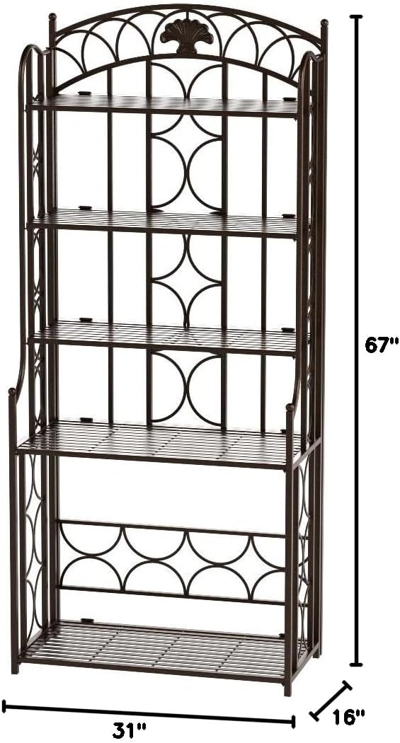 5-Tier Iron Bakers Rack Y8268