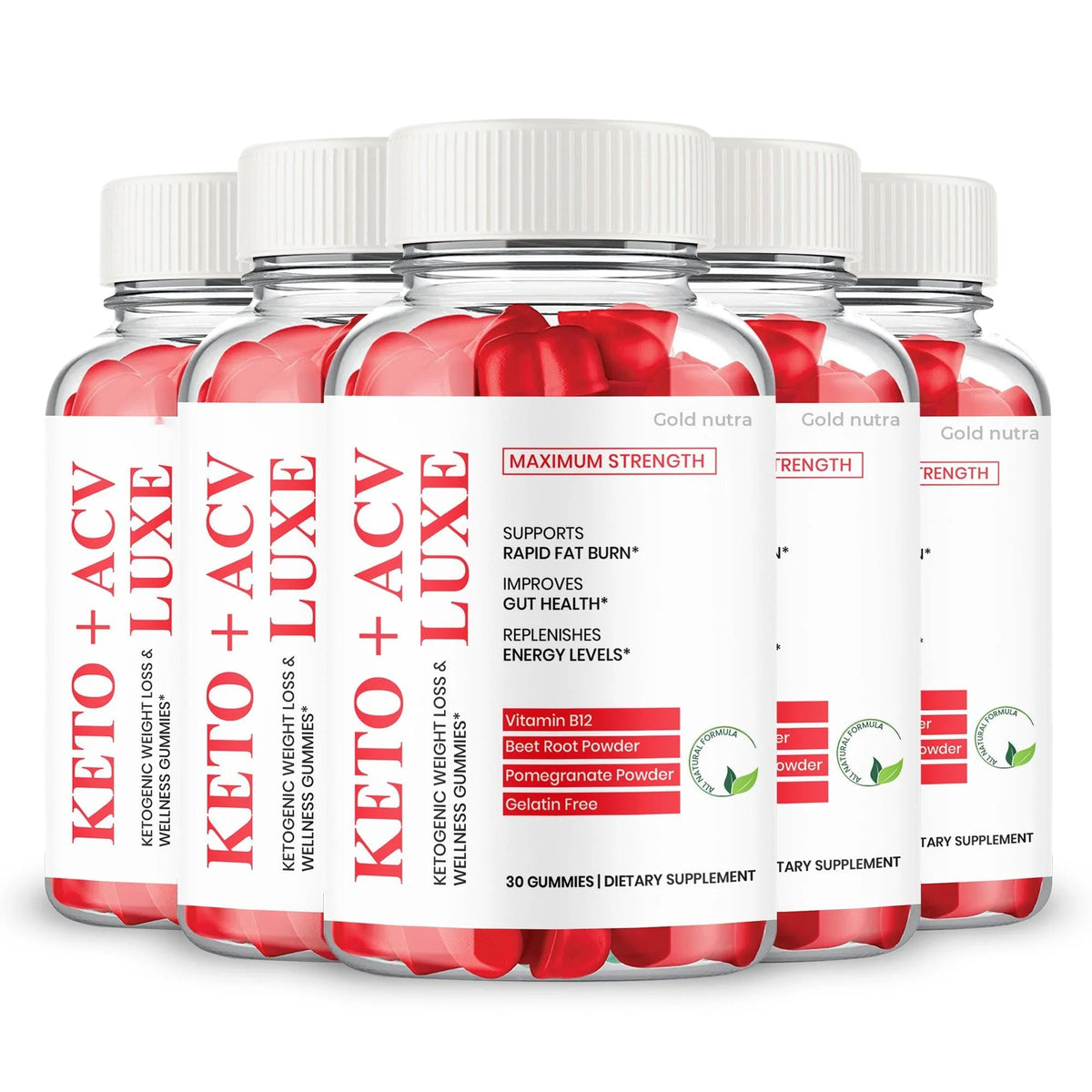 Keto ACV Gummies 5 Pack E131204