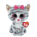 Grey Cat Plush Stuffed Animal 9" Q453