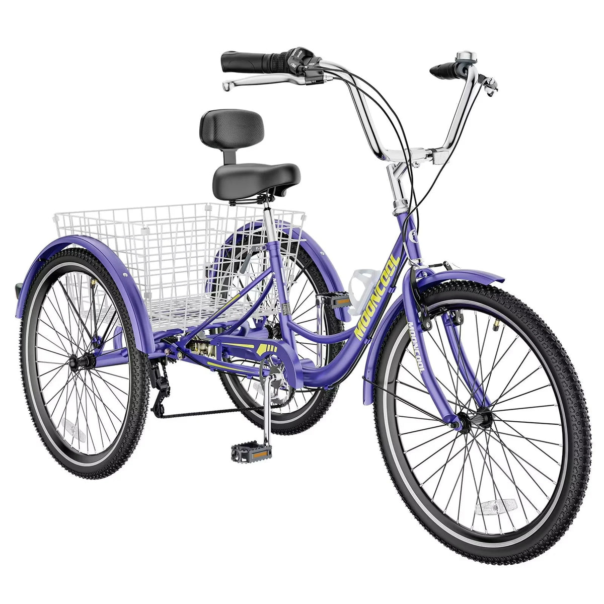20/24/26 inch 7 Speed 3 Wheel Bicycle with Basket C350