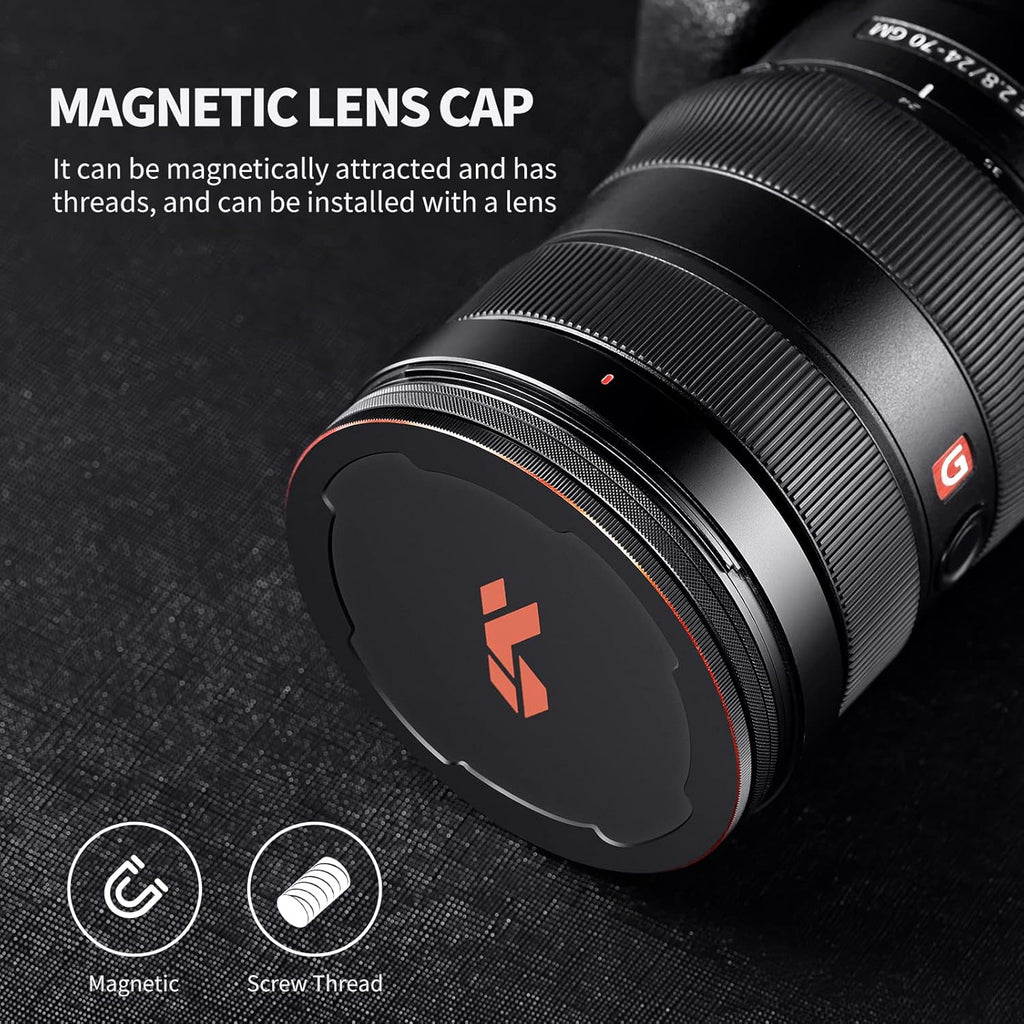 55mm Magnetic ND64 Lens Filter 6-Stop Fixed Neutral Density Filter Pack of 2 N56921