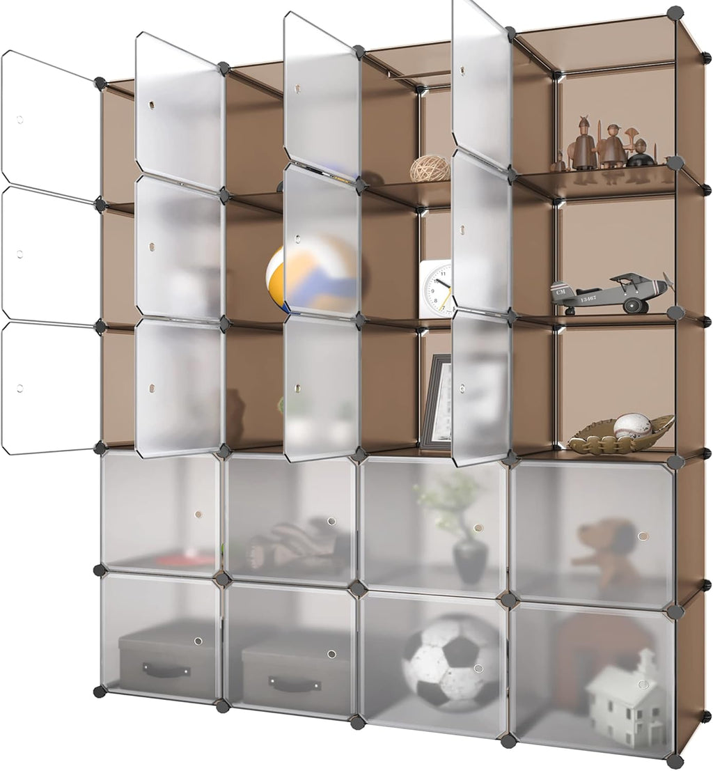 20 Cube Plastic Storage Organizer H6477