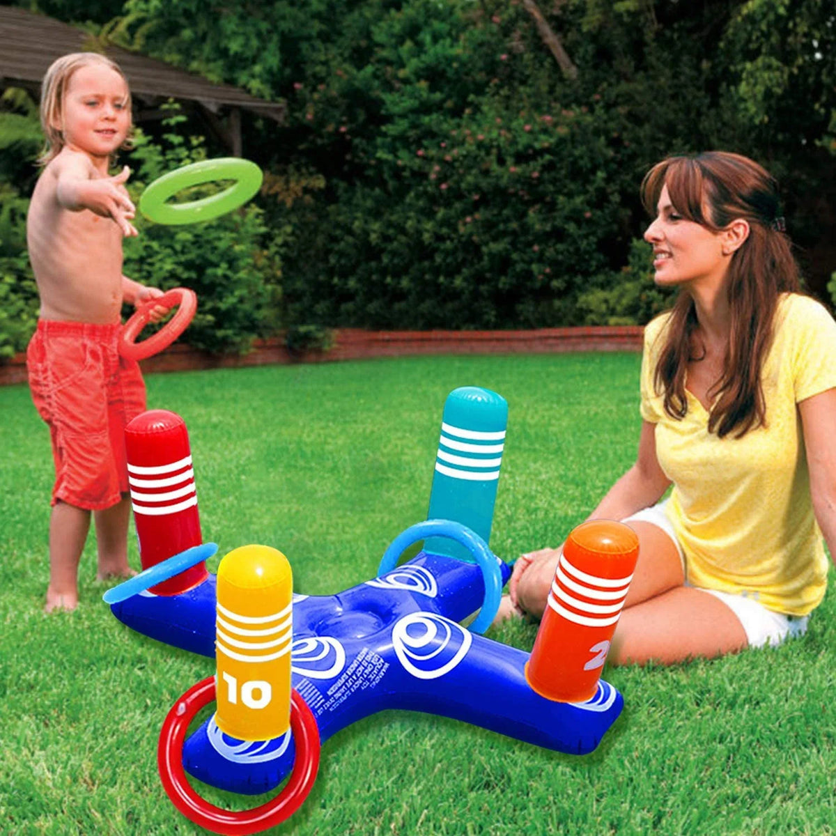 Pool Ring Toss Game with 4 Rings K727