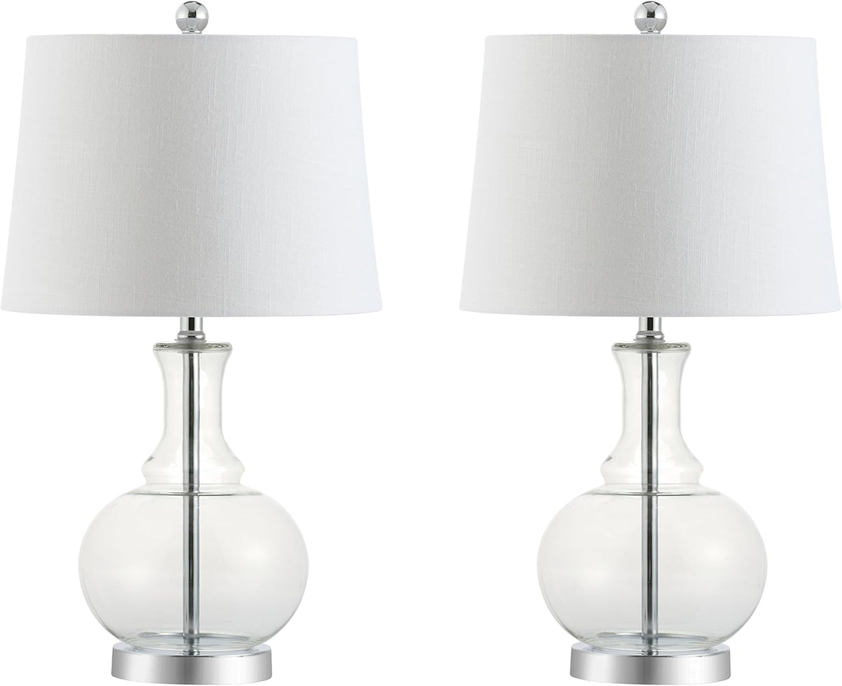 25 Glass LED Table Lamp MercurySilver/BrassGold Set of 2 W416672