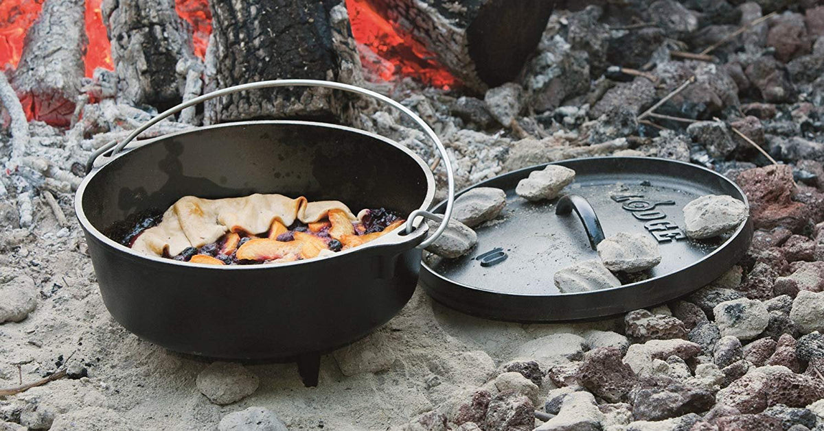 Cast Iron Camp Dutch Oven, 4-Quart K485