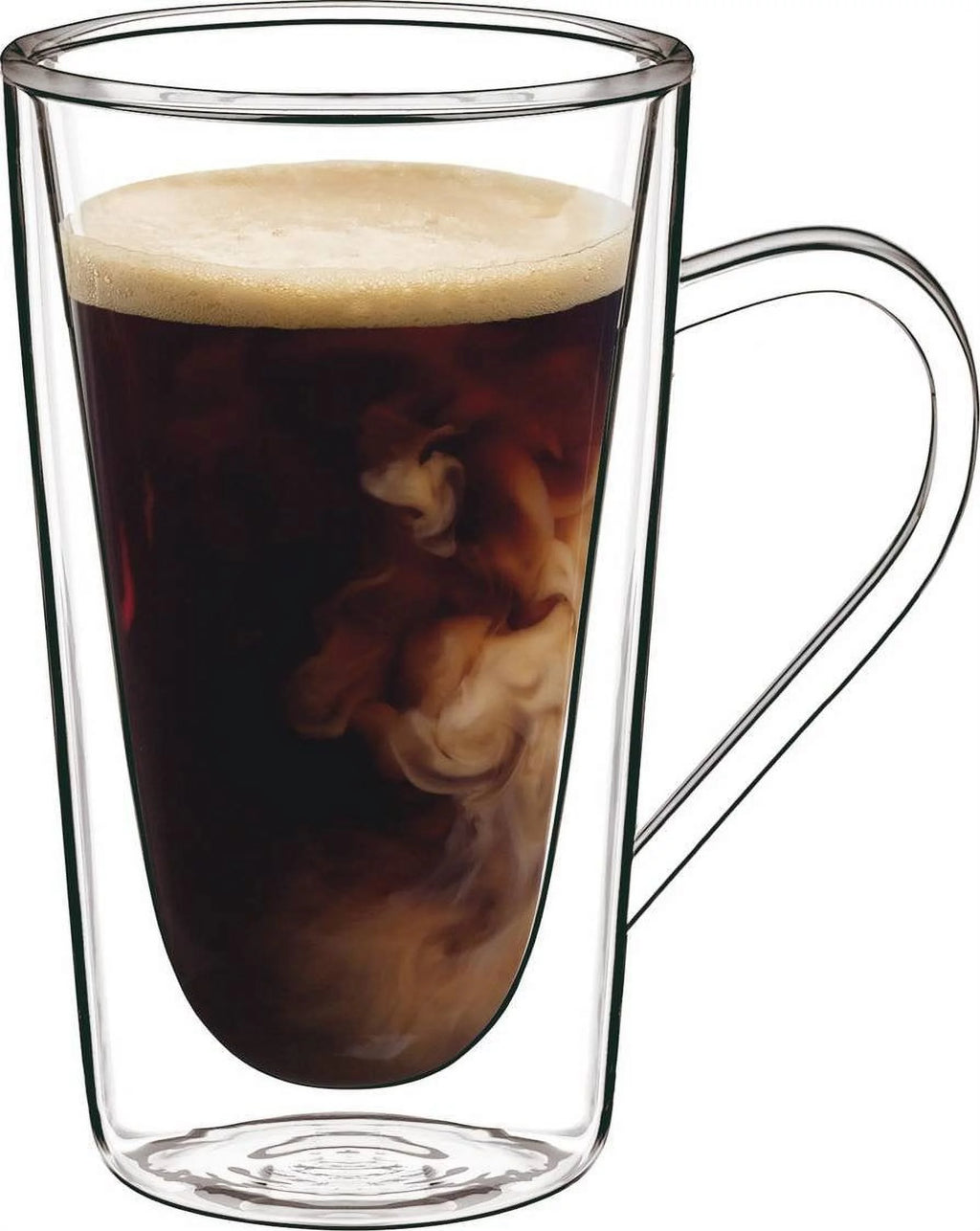 Double Wall Glass Hot Drink Mug Set 14oz J1034