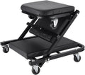 36 Inches Adjustable Rolling Garage Creeper with 6 Swivel Casters I49054