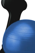 Blue Plastic Mobile Ball Chair with Back A87520