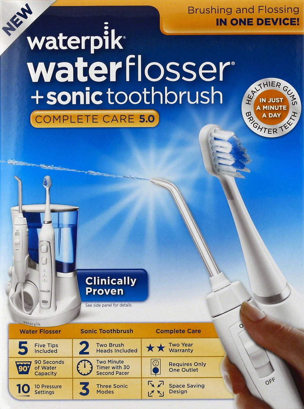 Complete Care 5.0 Water Flosser + Sonic Toothbrush L14660