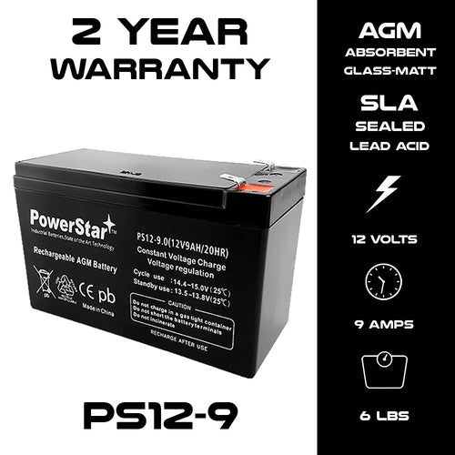 12V 9AH SLA Battery and Charger Combo K697852