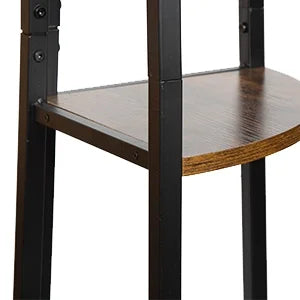 65 Inch Brown 5-Tier Corner Shelf J6085