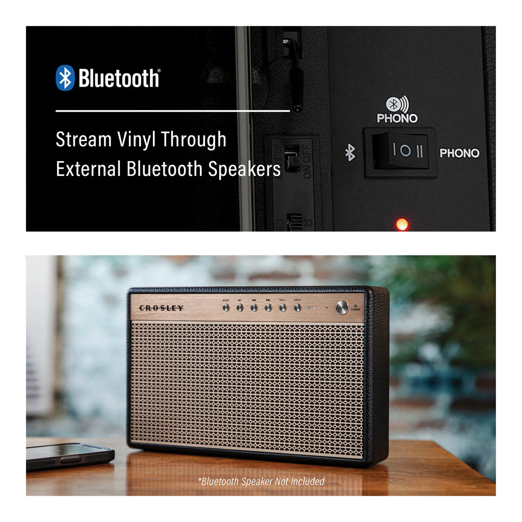 Vinyl Record Player with Bluetooth Speakers N48908