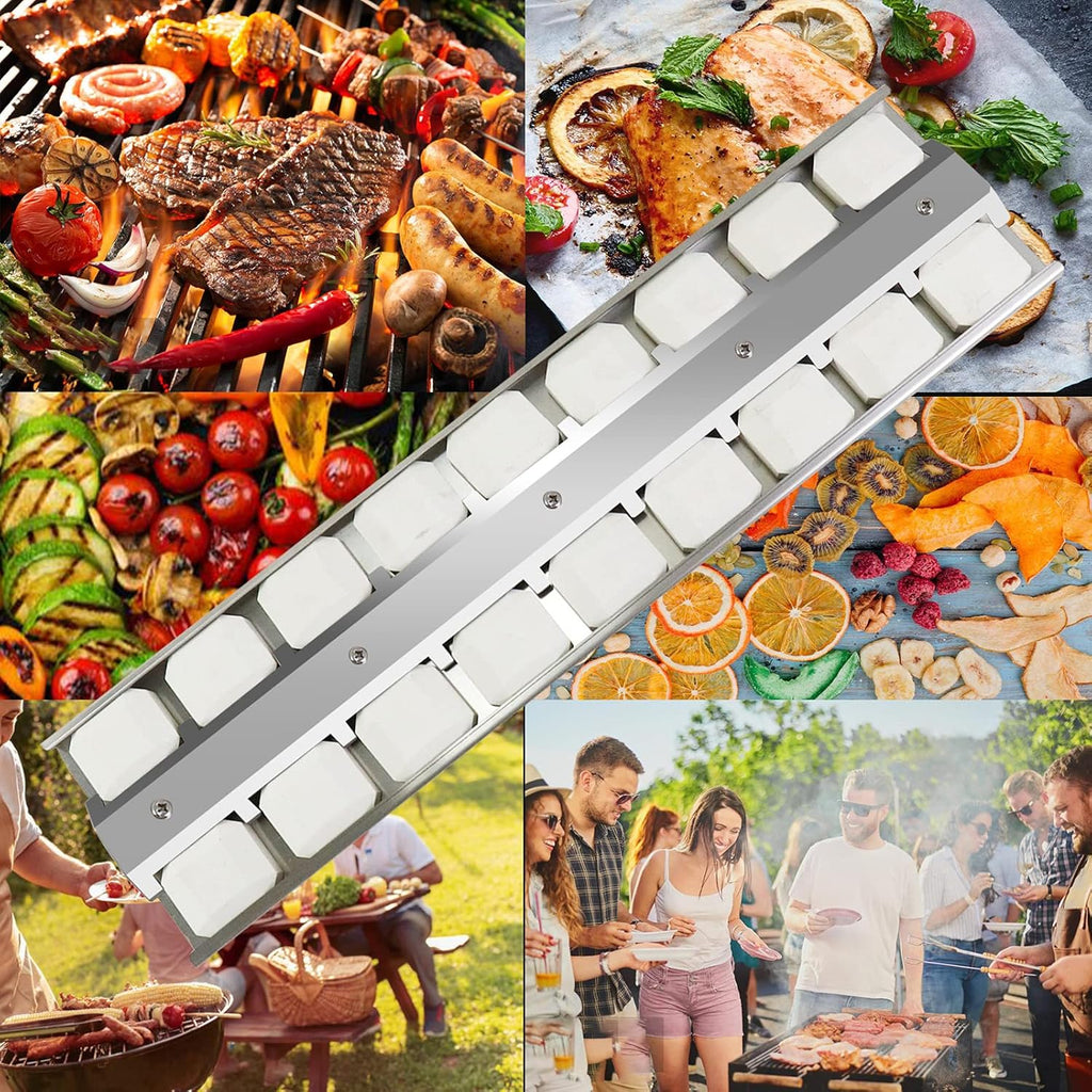 Heavy Duty Stainless Steel Grill Briquette Tray, Pack of 2 K496855