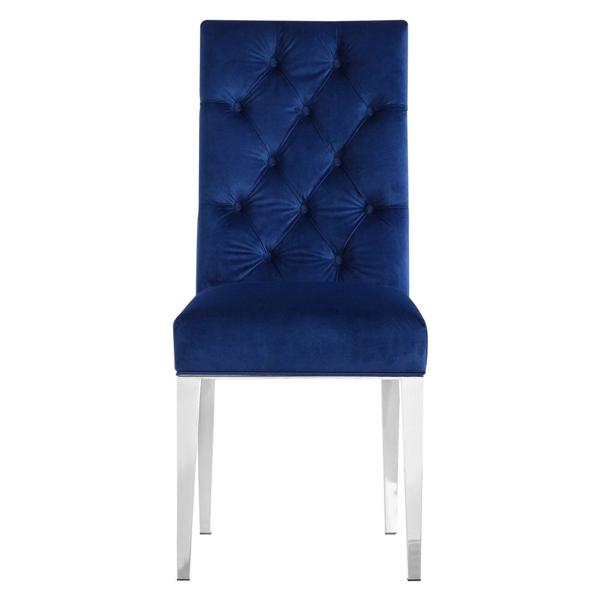Black Velvet Dining Chair Set of 2 O2512