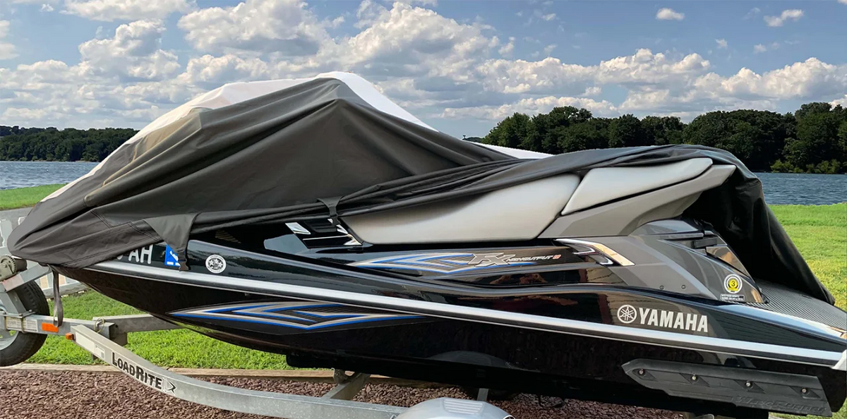 Heavy-Duty Jet Ski PWC Watercraft Cover Q170