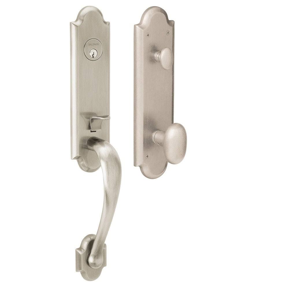 Satin Nickel Single Cylinder Handleset B1601