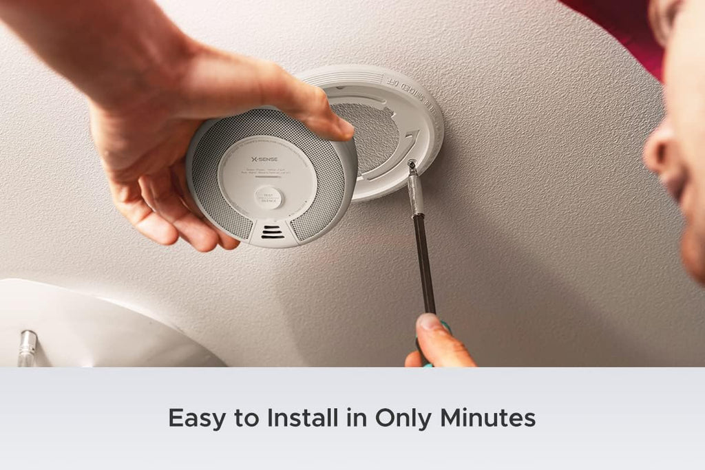 Wireless Interconnected Combination Smoke and Carbon Monoxide Detector, 10-Year Battery, Pack of 6 P83808