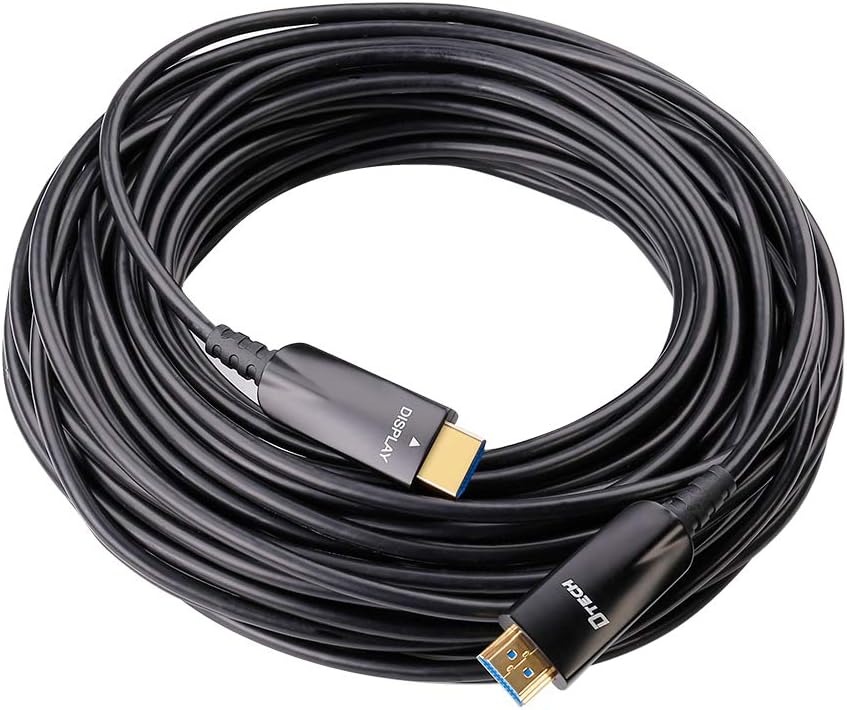 328 Feet Fiber Optic HDMI Cable 4K 30Hz 1080p 60Hz Black V696074