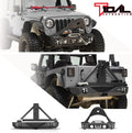 Front and Rear Bumper with Tire Carrier H100