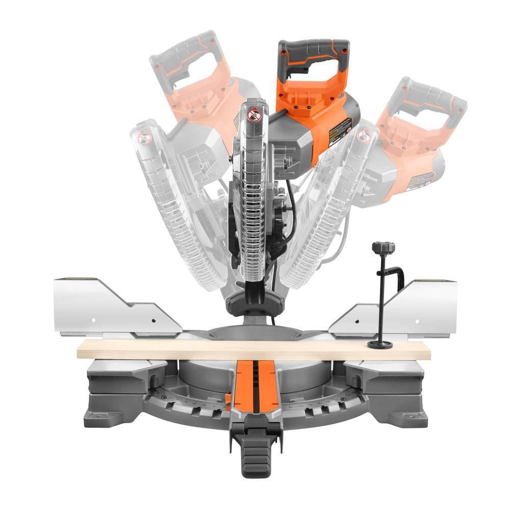 15 Amp Corded 12 in. Dual Bevel Sliding Miter Saw with LED Cut Line Indicator M565398