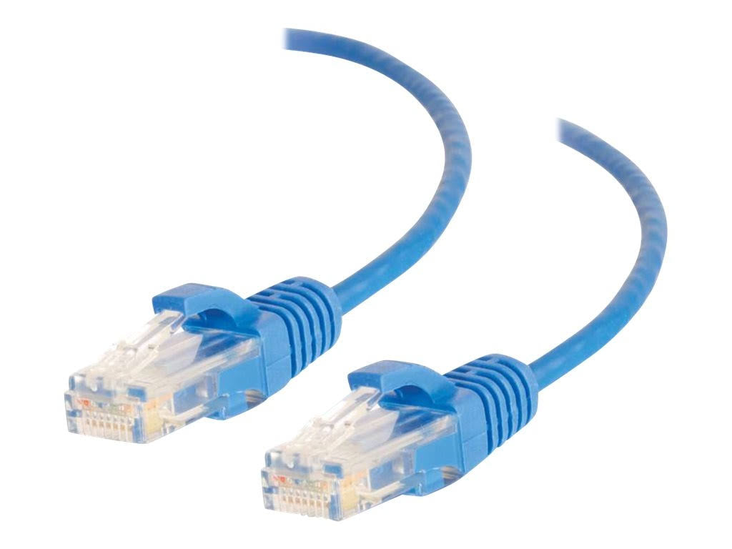 9ft Cat6 Snagless Unshielded Slim Network Patch Cable Blue P555