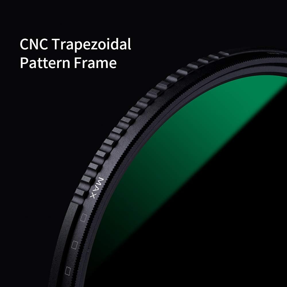 77mm Variable Neutral Density Filter ND8-ND2000 Adjustable with Multi-Layer Coatings G447
