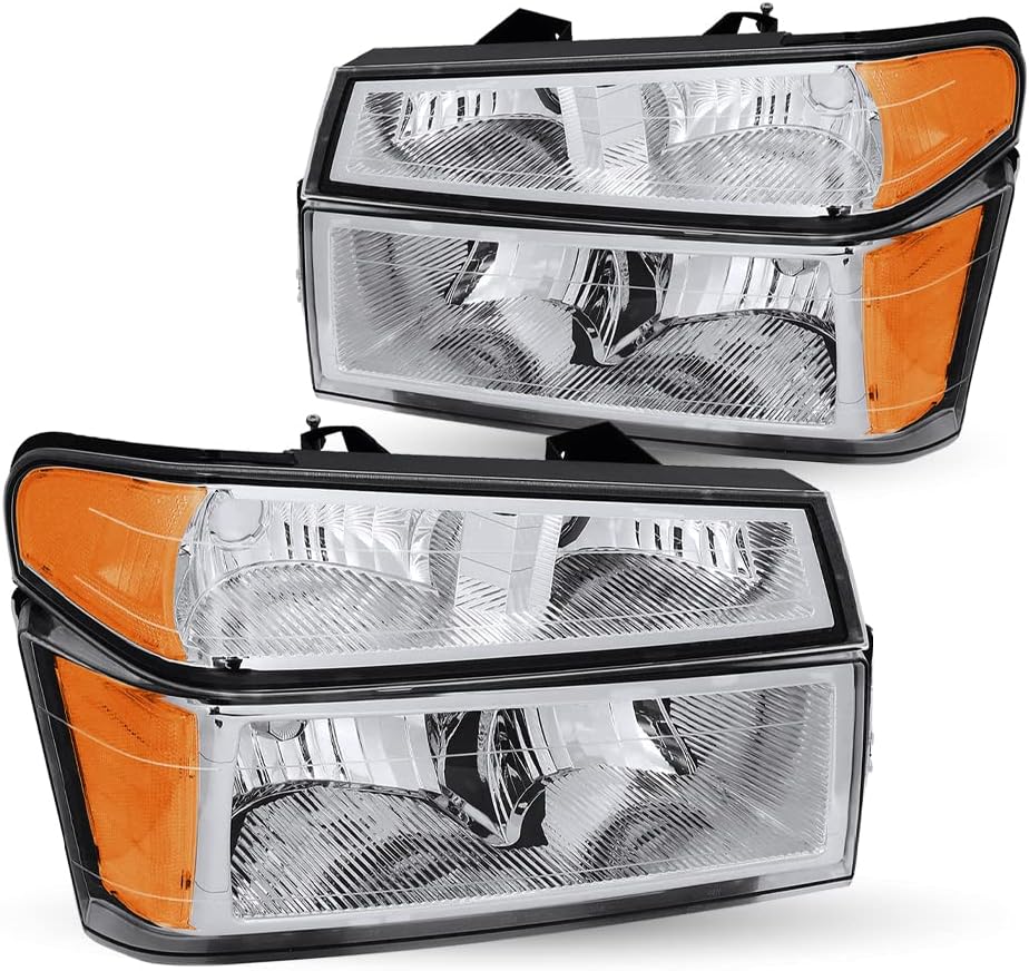 Chrome Housing Headlight Assembly Set W894
