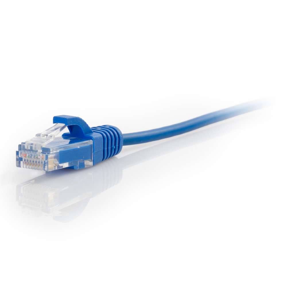 9ft Cat6 Snagless Unshielded Slim Network Patch Cable Blue P555