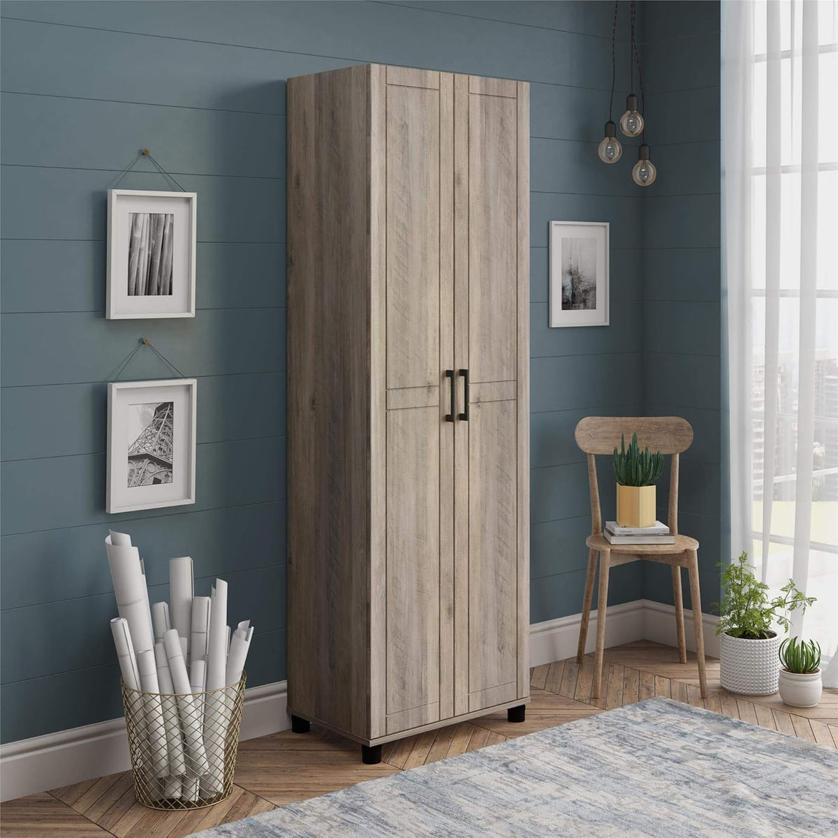 White 36 Inch Utility Storage C340