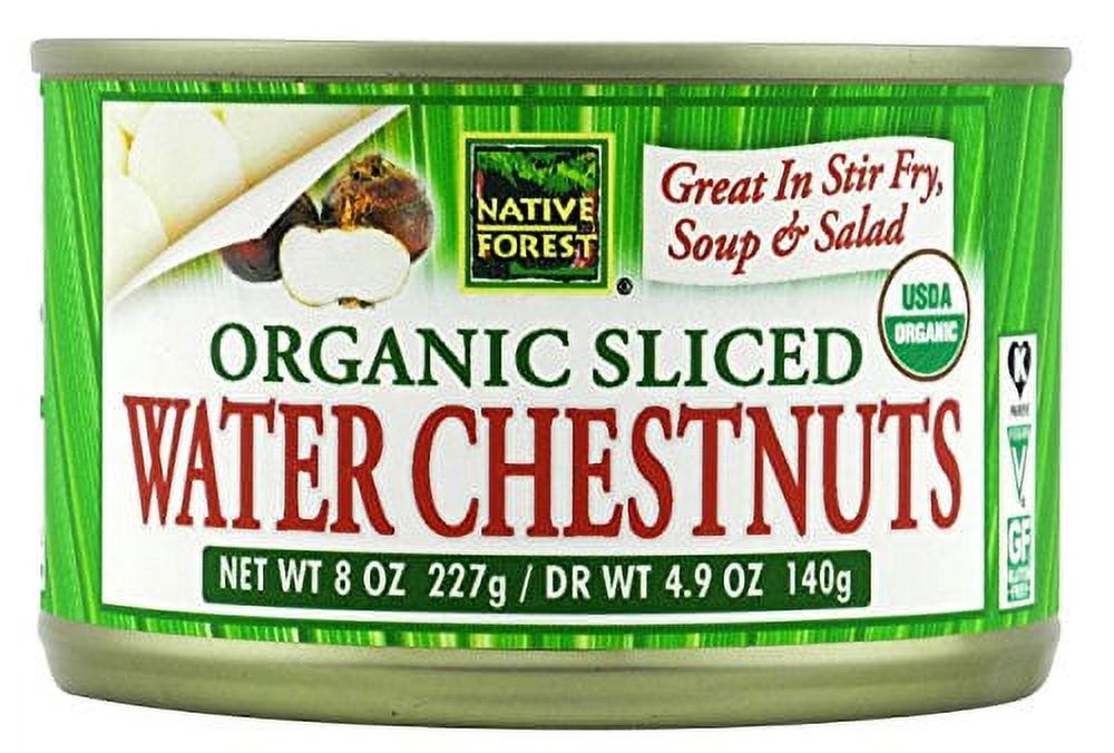 Organic Sliced Water Chestnuts - 6 x 8 oz A115