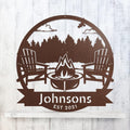 Campfire Monogram Wall Décor B21448