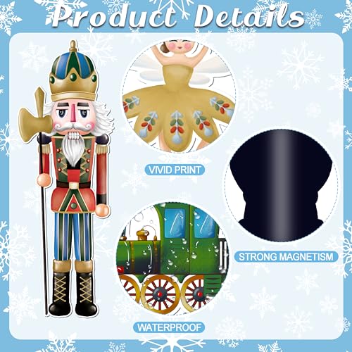19 Pcs Christmas Garage Door Decoration Magnet L90919