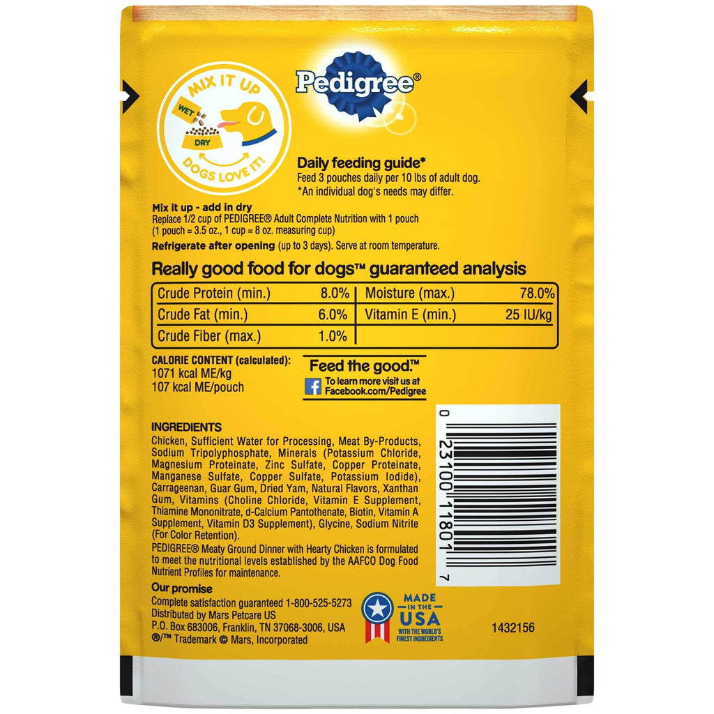 Chopped Ground Wet Dog Food O602268