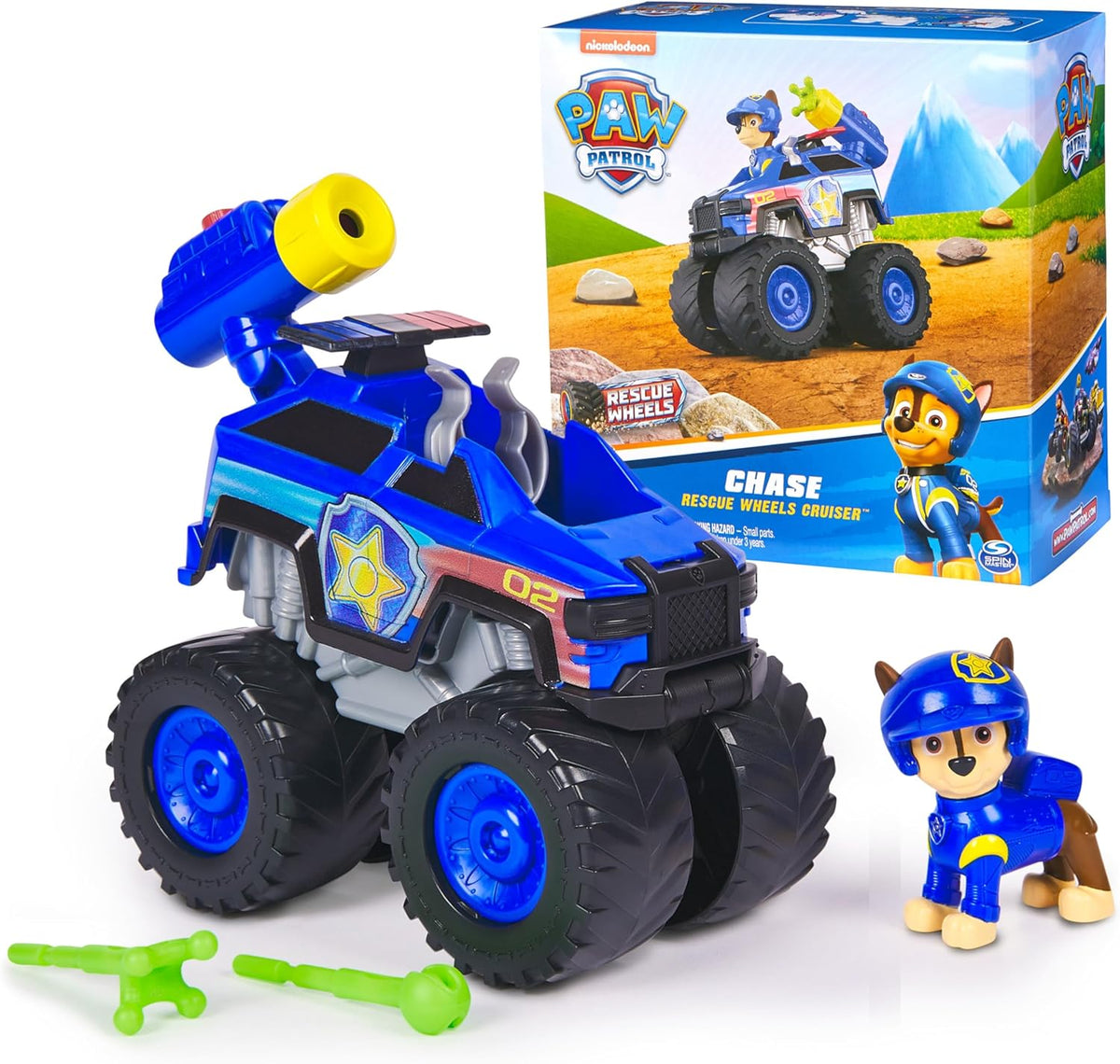 Chase’s Cruiser Toy Truck with Projectile Launcher and Action Figure L22938