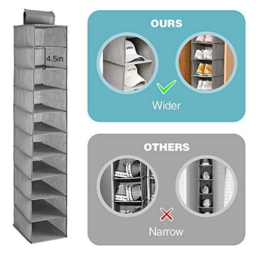 10-Shelf Hanging Shoe Organizer U141793