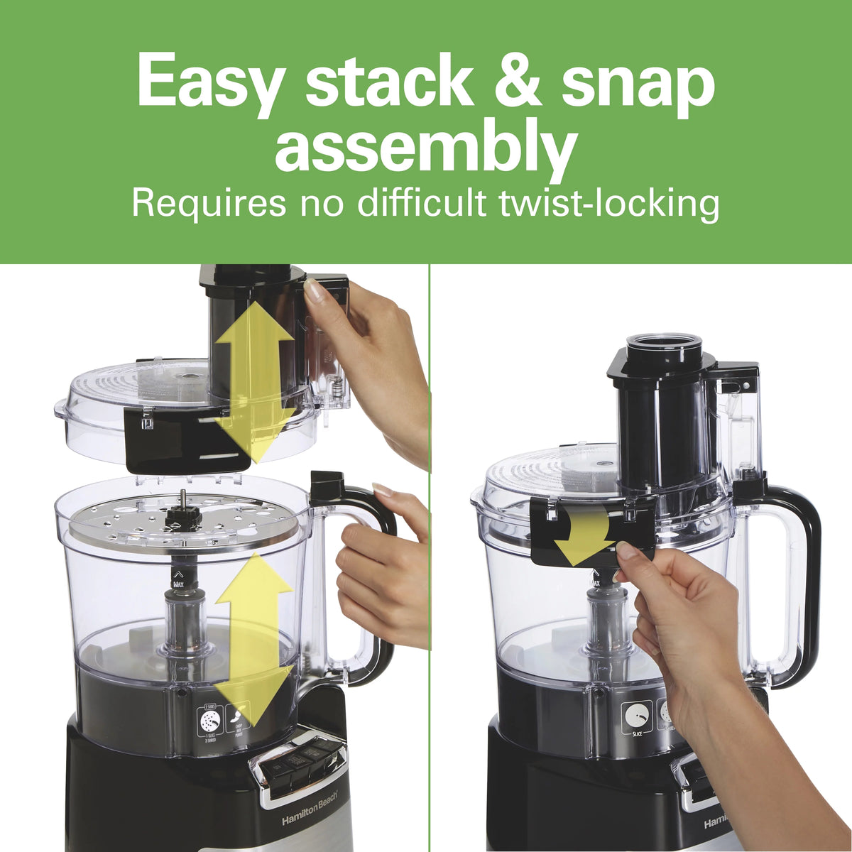 10 Cup Black and Stainless Food Processor V1008