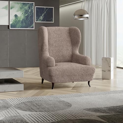 Blue Wingback Chair Slipcover U823096