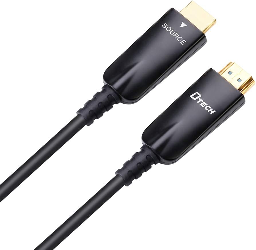 328 Feet Fiber Optic HDMI Cable 4K 30Hz 1080p 60Hz Black V696074