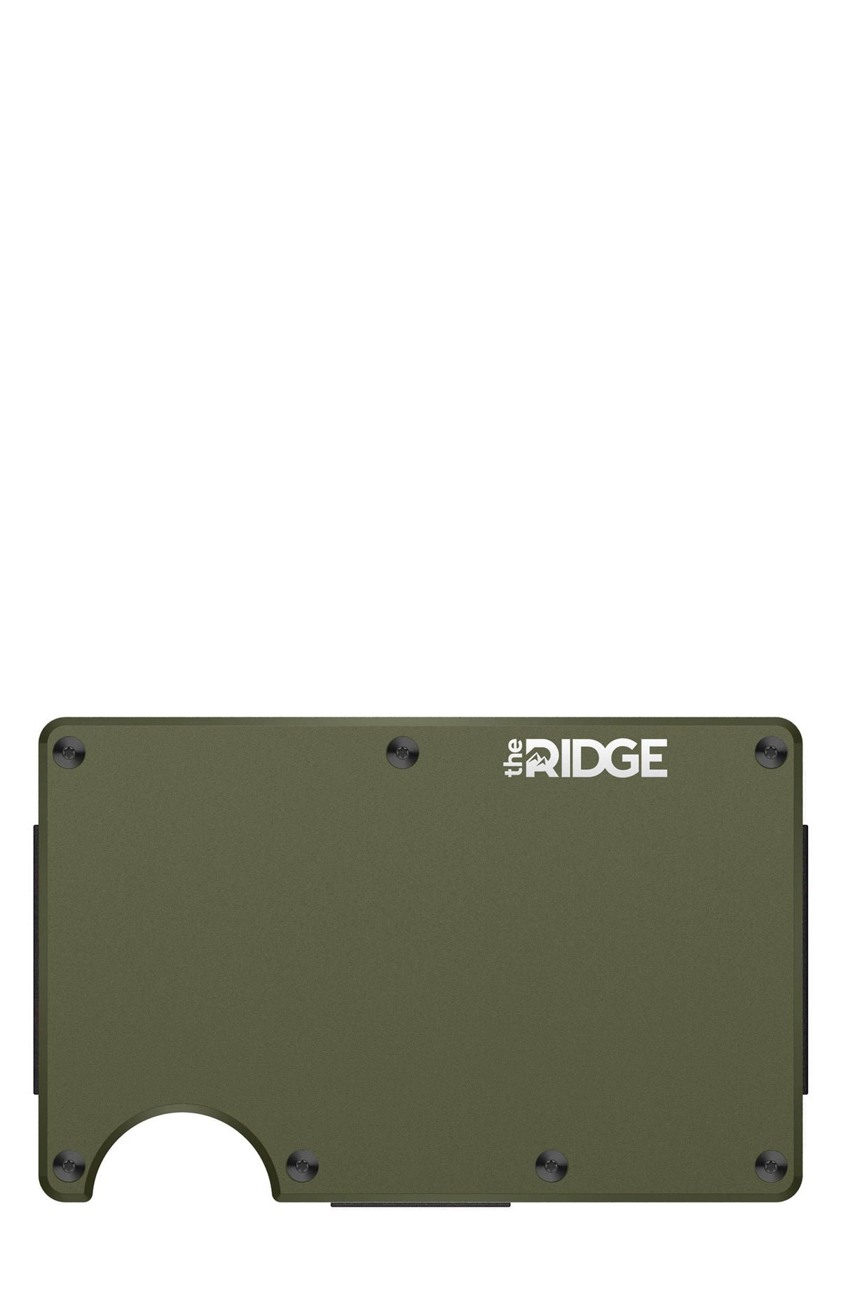 Matte Olive Aluminum Cash Strap Wallet W91210