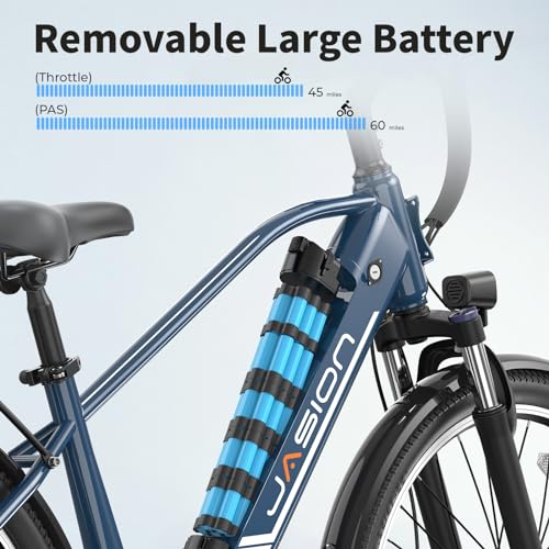 Electric Bike 1200W Peak Motor 528WH Removable Battery 26'' 7-Speed Gears Front Suspension X653
