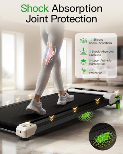 2.5 HP Under Desk Treadmill with Remote Control and LED Display L72621