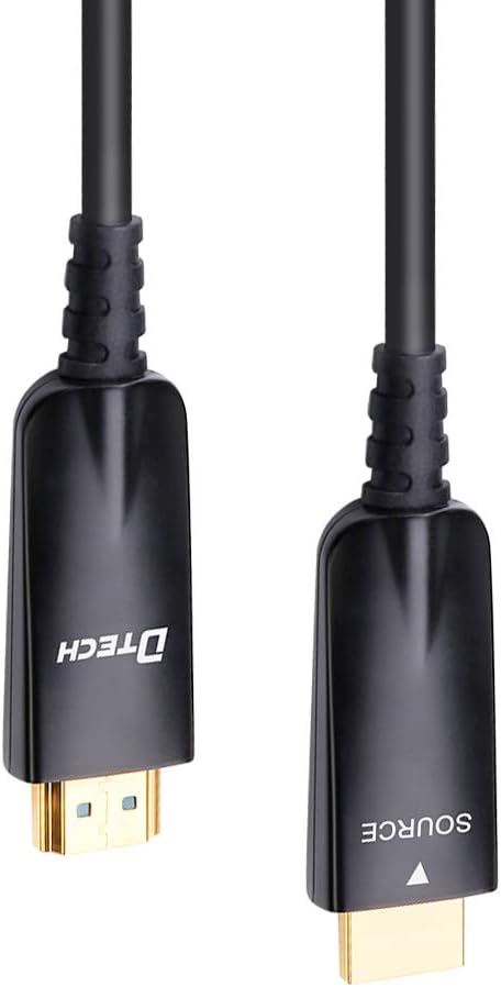 328 Feet Fiber Optic HDMI Cable 4K 30Hz 1080p 60Hz Black V696074