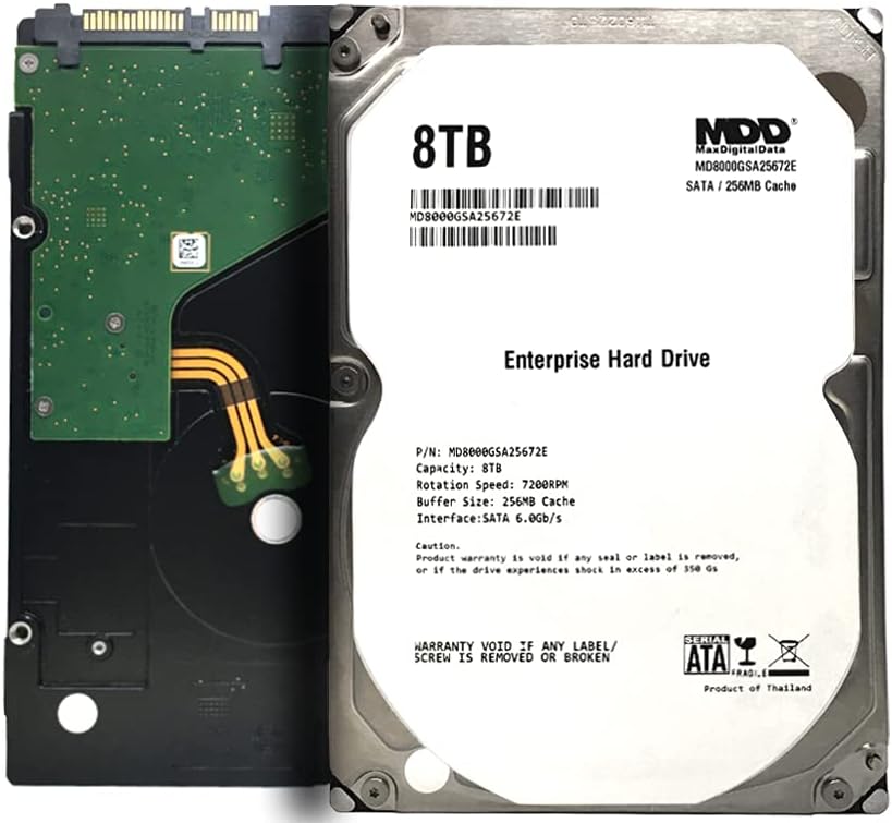 8TB 7200 RPM 256MB Cache SATA 6.0Gb/s 3.5inch Internal Enterprise Hard Drive Y590274