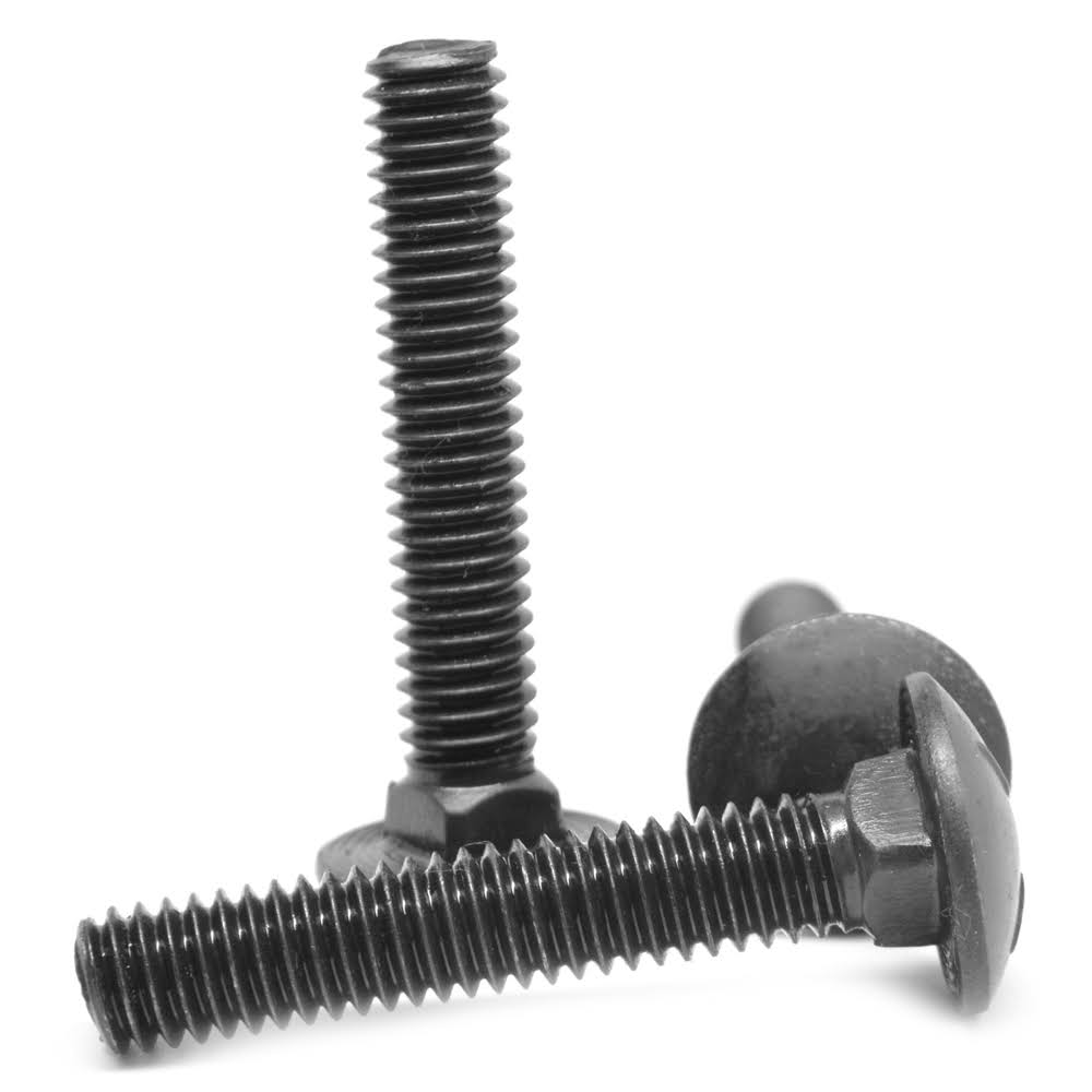 1/2x22-13 x 1x22 Coarse Thread Grade 5 Carriage Bolt Medium Carbon Steel Black Oxide H521