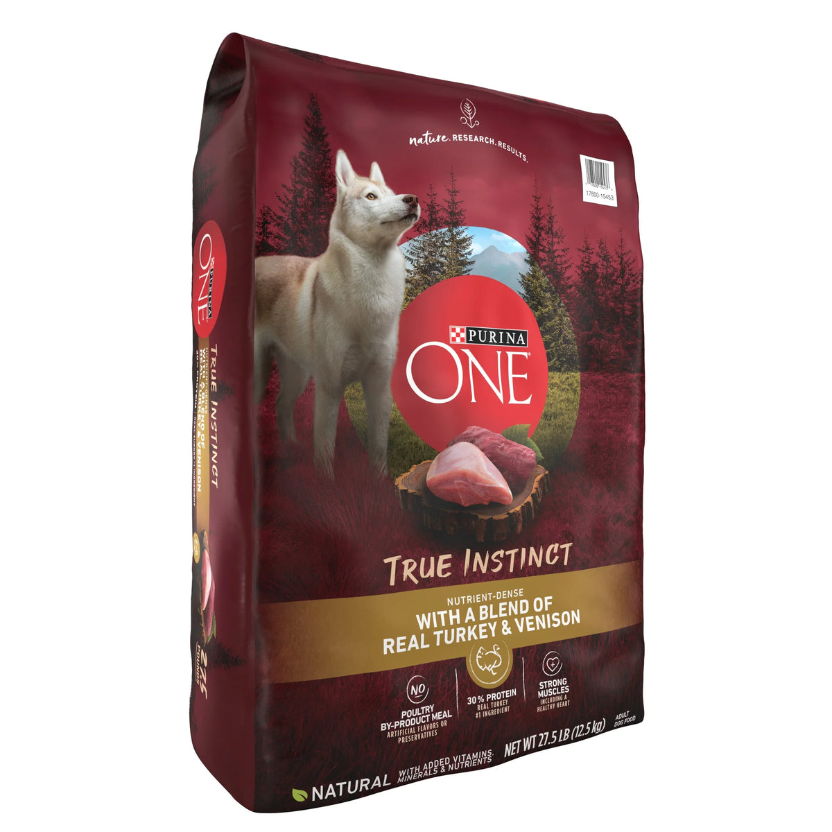 Natural Dry Dog Food with Real Turkey & Venison - 27.5lbs Z834
