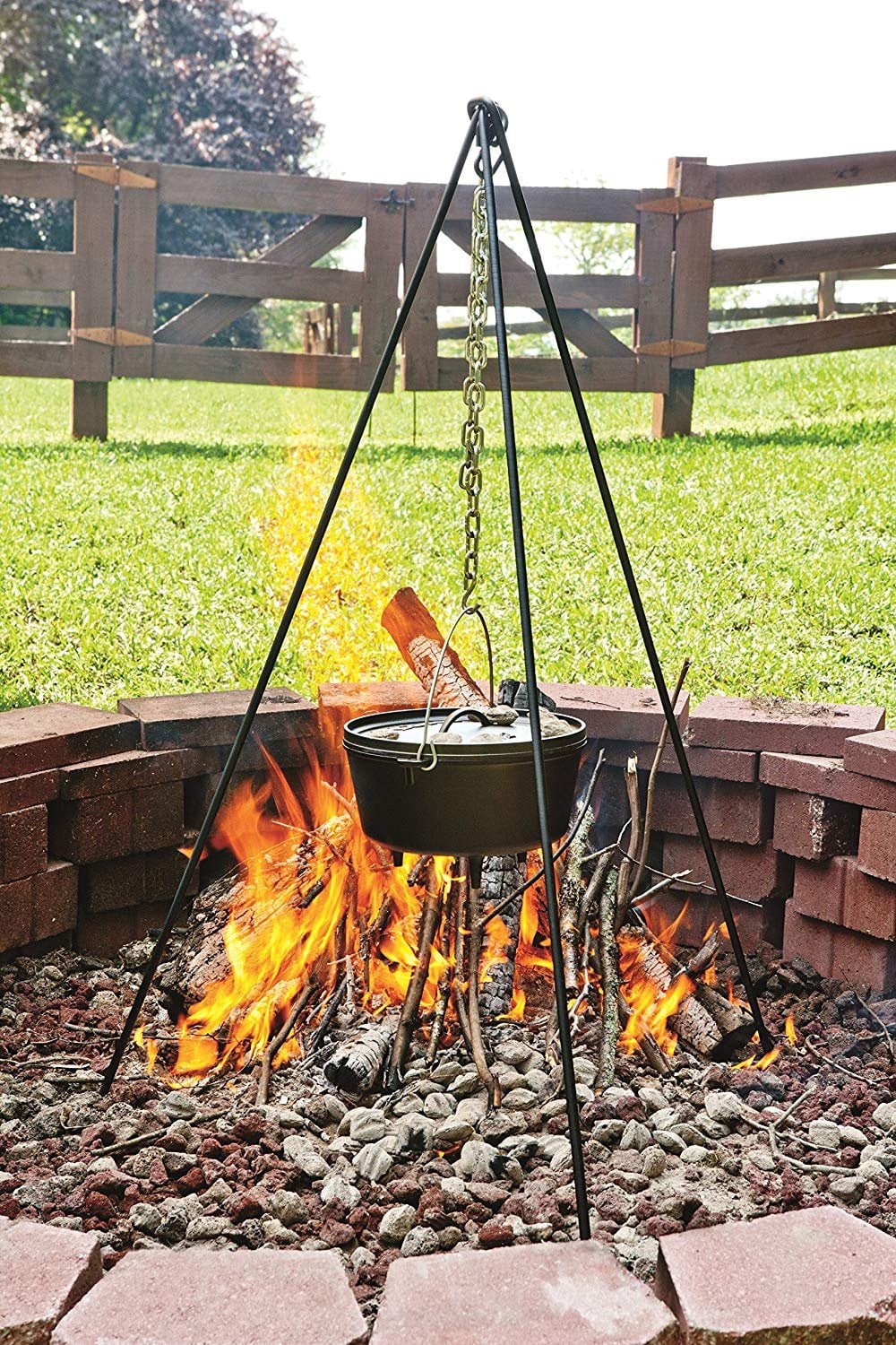 Cast Iron Camp Dutch Oven, 4-Quart K485